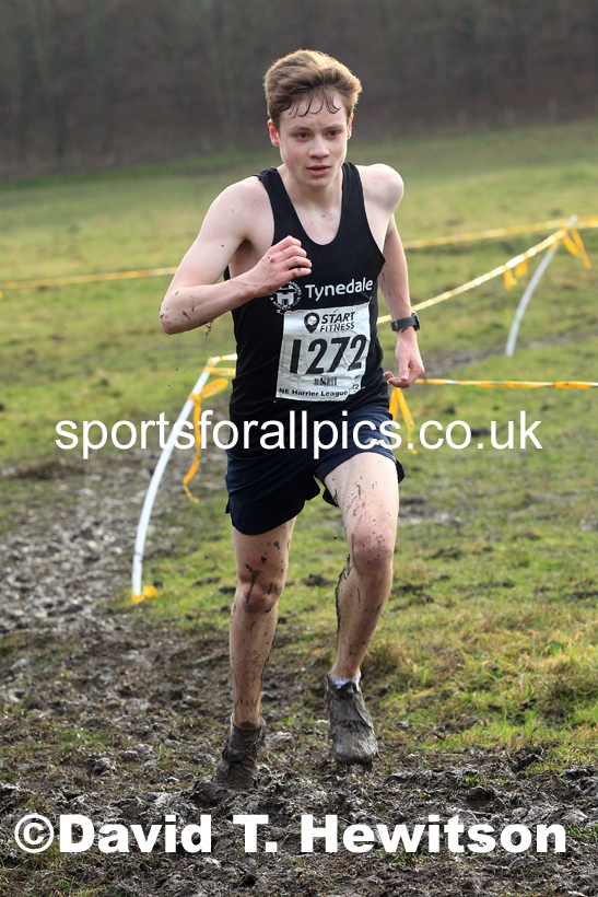 Senior mens 2022 North Eastern Harrier League, Thornley Farm, Peterlee, County Durham. Photo: David T. Hewitson/Sports for All Pics